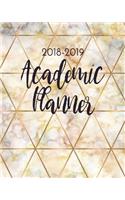 2018-2019 Academic Planner: Daily Weekly & Monthly Agenda Organizer V19