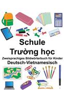 Deutsch-Vietnamesisch Schule Zweisprachiges Bildwörterbuch für Kinder