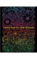 Coloring Books For Adults Relaxation: A Gorgeous Flower Coloring Book