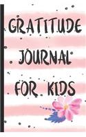 Gratitude Journal For Kids: One Year Daily Gratitude Log Book To Write And Draw In With Pink And Floral Cover