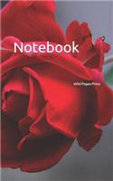 Notebook: rose blossom bloom plant flower flowers blooms roses red florist floristry