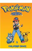 Pokemon Agenda and Coloring book