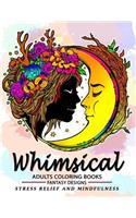 Whimsical adults coloring books