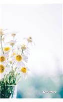 Floral Journal - Flower In Vase - (Unruled)