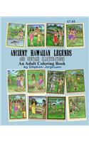 Ancient Hawaiian Legends and Vintage Illustrations: an Adult Coloring Book
