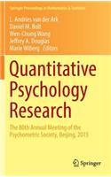 Quantitative Psychology Research