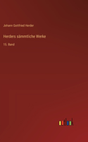 Herders sämmtliche Werke