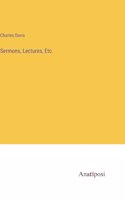 Sermons, Lectures, Etc.