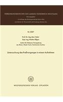 Untersuchung Des Preßvorganges in Einem Aufnehmer