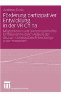 Förderung Partizipativer Entwicklung in Der VR China