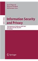 Information Security and Privacy