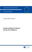 Insiderrechtliche Probleme Bei Der Due Diligence