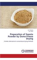 Preparation of Sapota Powder by Osmo-Freeze Drying