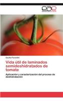 Vida útil de laminados semideshidratados de tomate: (Spanish)