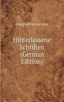 Hinterlassene Schriften (German Edition)