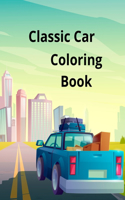 Classic Car Coloring Book