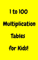 1 to 100 Multiplication Tables for Kids
