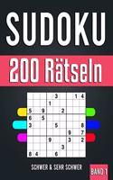 200 Sudoku Schwer & Sehr Schwer