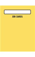 Jobcards: Service, Mechanic, Technician Job Card Book