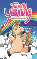Funny Yawning Animal Coloring Book