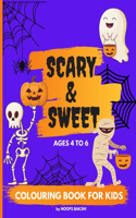 Scary and Sweet Colouring Book