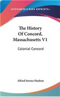 History Of Concord, Massachusetts V1