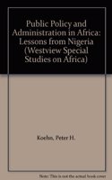Public Policy And Administration In Africa