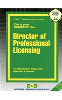 Director of Professional Licensing: Passbooks Study Guide