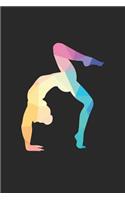 Low Poly Gymnastics Notebook - Gymnastics Training Journal - Gift for Gymnast - Gymnastics Diary: Medium College-Ruled Journey Diary, 110 page, Lined, 6x9 (15.2 x 22.9 cm)