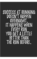 Success at Running Doesn't Happen Overnight
