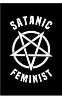 Satanic Feminist: Ukulele Tab Notebook 6x9 120 Pages