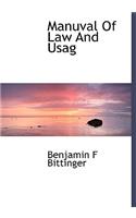 Manuval of Law and Usag