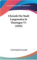 Chronik Der Stadt Langensalza in Thuringen V1 (1818)