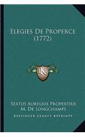 Elegies de Properce (1772)