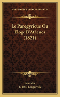 Le Panegyrique Ou Eloge D'Athenes (1821)
