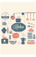 Blank Recipe Book: Our Kitchen: Our Kitchen