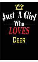 Just a Girl Who Loves Deer