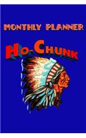 Monthly Planner Ho-Chunk Retro