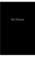 My Planner: Planner or Notebook (6x9 inches) with 120 doted pages.