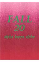Fall 20 Alpha Kappa Alpha
