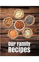 Our Family Recipes. Create Your Own Collected Recipe Book. Document all Your Special Recipes and Notes for Your Favorite. Collect the Recipes You Love in Your Own Recipe Book.