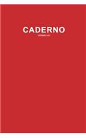 Caderno Vermelho: Pautado Livro para escrever e desenhar I Notebook