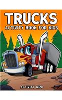 Trucks Activity Book For Kids