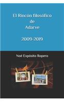 El Rincón Filosófico de Adarve 2009-2019