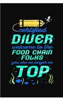 Cetrified Diver Welcome To The Food Chain Folks You Are No Longer On Top