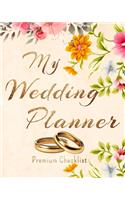 My Wedding Planner a Portable Guide to Organizing Your Dream Wedding 2021 / 2020 Wedding Planner golden wedding rings Aureate Gold design Auric Style Complete Wedding Planning Notebook and Organizer Checklists Budget Planner Bride Wedding Engagemen