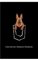 Cute German Shepherd Notebook