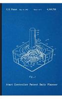 Atari Controller Patent Daily Planner