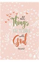 All Things Are Possible with God Mark 10