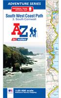 SW Coast Path South Cornwall Adventure Atlas